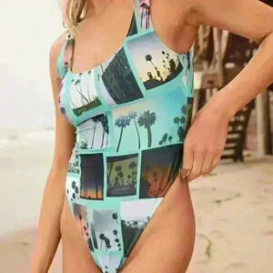 Recycled Photographic Swimsuit